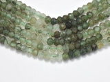 Green Rutilated Quartz Beads, 2.8x3.9mm Micro Faceted Rondelle-BeadBasic
