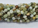 Burma Jade Beads, 5x7mm, Pebble Nugget Bead-BeadBasic