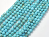 Turquoise Howlite - Blue, 6mm, Round-BeadBasic