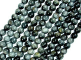 Hawk Eye Beads, Round, 6 mm-BeadBasic