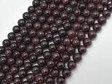 Red Garnet Beads, 7.8-8mm, Round Beads-BeadBasic
