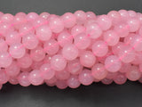 Rose Quartz Beads, 8mm (8.4mm) Round Beads-BeadBasic