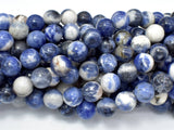 Sodalite Beads, 10mm Round Beads-BeadBasic