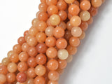 Red Aventurine Beads, Round, 8mm-BeadBasic