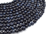 Blue Tiger Eye, 6mm (6.5mm) Round Beads-BeadBasic