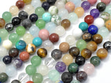 Mixed Stone, 6mm Round Beads-BeadBasic