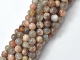 Sunstone Beads, Moonstone Beads, 8mm (8.5mm) Round-BeadBasic