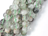 Phantom Quartz, Lodolite Quatz, 10mm (10.6mm) Round-BeadBasic