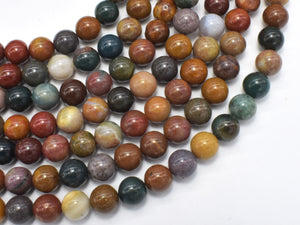 Ocean Jasper, 8mm Round beads-BeadBasic