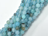 Jade Beads-Aqua Blue, 8mm (8.3mm) Round-BeadBasic