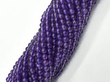 Amethyst Beads, 4mm (4.4mm), Round-BeadBasic