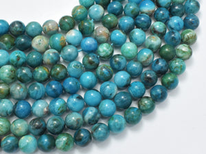 Hemimorphite Beads, 8mm Round Beads-BeadBasic