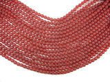 Matte Carnelian Beads, 6mm Round Beads-BeadBasic