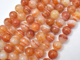 Natural Banded Agate, Striped Agate, 10mm-BeadBasic