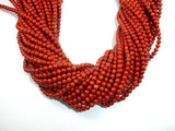 Red Jasper Beads, Round, 4mm-BeadBasic