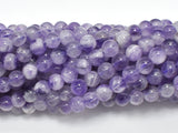 Amethyst Gemstone Beads, Round, 6mm (6.5mm)-BeadBasic