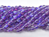 Mystic Aura Quartz - Purple, 6mm (6.5mm)-BeadBasic