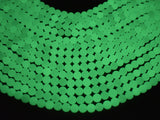 Glow in The Dark Beads-Green, Luminous Stone, 8mm (7.7mm)-BeadBasic