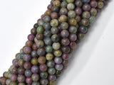 Ruby Apatite, Ruby in Kyanite, 6mm Round Beads-BeadBasic