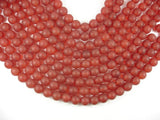 Matte Carnelian Beads, 10mm Round Beads-BeadBasic