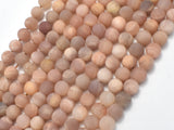 Matte Sunstone Beads, Round, 6mm-BeadBasic
