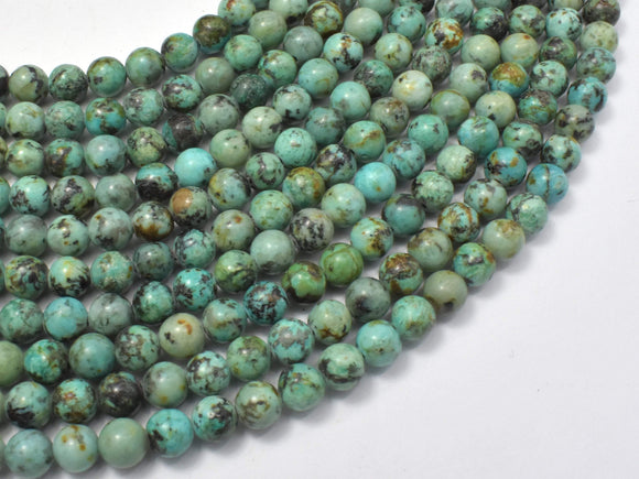 African Turquoise Beads, 6m Round-BeadBasic