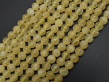 Yellow Selenite, Gypsum, 6mm (6.6mm), Round-BeadBasic