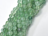 Green Fluorite Beads, 8mm Round Beads-BeadBasic