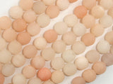 Matte Pink Aventurine Beads, 8mm, Round Beads-BeadBasic
