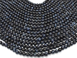 Blue Tiger Eye, 6mm (6.5mm) Round Beads-BeadBasic