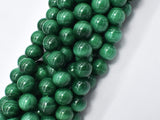 Natural Malachite, 10mm Round Beads-BeadBasic
