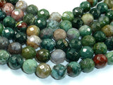Indian Agate, 12mm Faceted Round-BeadBasic
