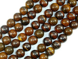 Tiger Iron, 12mm Round Beads-BeadBasic