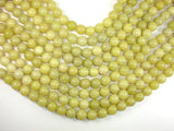 Olive Jade Beads, 12mm Round Beads-BeadBasic