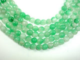 Dyed Jade Beads, Green, 10mm, Faceted Round-BeadBasic
