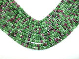 Ruby Zoisite Beads, Approx 4.5mm x 7mm Faceted Rondelle Beads-BeadBasic