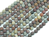 Matte Artistic Jasper, 6mm Round Beads-BeadBasic