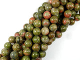 Unakite Beads, 10mm Round Beads-BeadBasic
