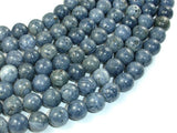 Blue Sponge Coral Beads, 10mm Round Beads-BeadBasic
