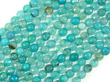 Light Blue Agate Beads, 6mm Faceted Round Beads-BeadBasic