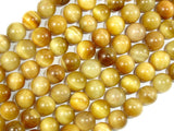 Golden Tiger Eye, 8mm Round Beads-BeadBasic