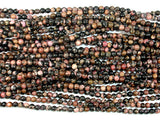 Rhodonite Beads, 4mm Round Beads-BeadBasic
