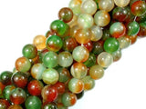 Agate Beads, 10mm (10.5 mm) Round Beads-BeadBasic