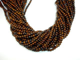 Tiger Iron, Round 4mm Round Beads-BeadBasic