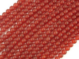 Matte Carnelian Beads, 4mm Round Beads-BeadBasic