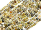 Dendritic Opal Beads, Moss Opal, 4mm Round Beads-BeadBasic