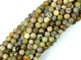 Dendritic Opal Beads, Moss Opal, 6mm Round Beads-BeadBasic