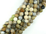 Dendritic Opal Beads, Moss Opal, 10mm Round Beads-BeadBasic