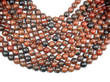 Mahogany Obsidian Beads, 12mm Round Beads-BeadBasic