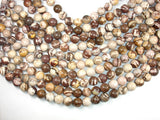 Brown Zebra Jasper Beads, 12mm Round Beads-BeadBasic